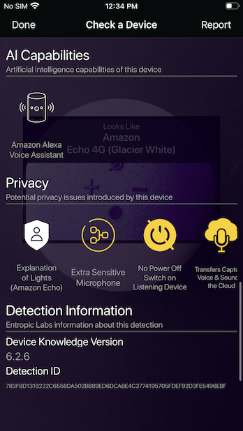 Device Detection Details